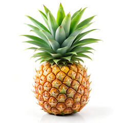 Fototapeta premium pineapple on white background