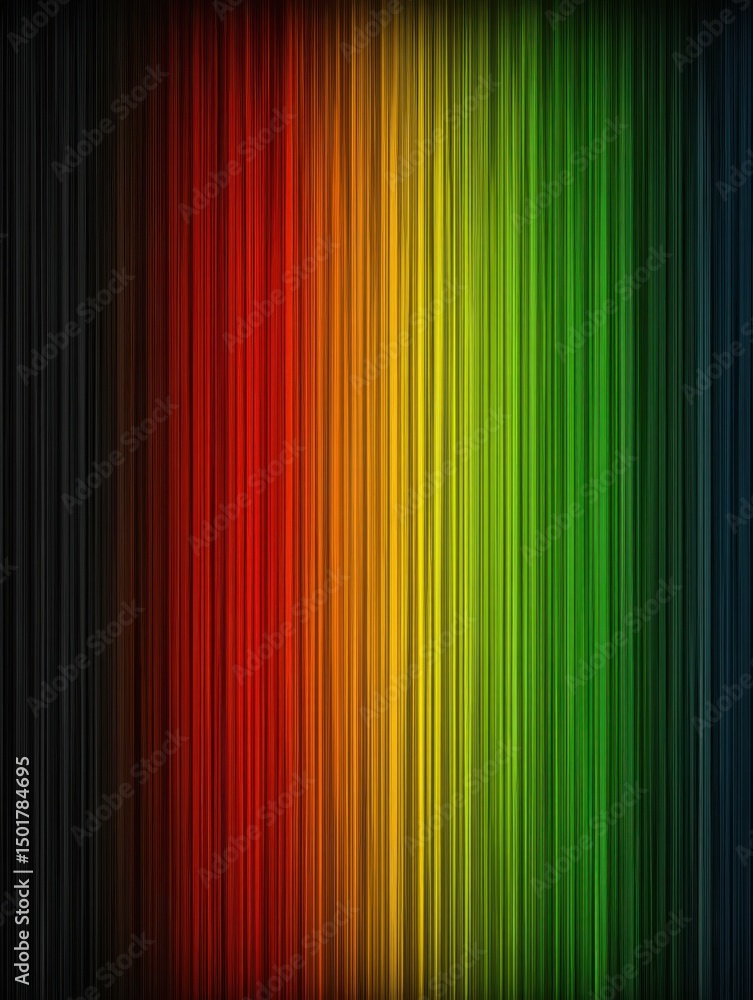 Poster vivid spectrum of light streaks creating a colorful gradient background abstract design graphic reso