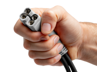 video game controller in hand