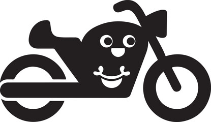 Fototapeta premium Urban Biker Silhouette Illustration Design