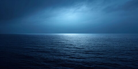 Serene Deep Ocean – Tranquil Night Seascape