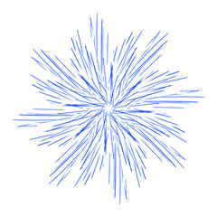 Fototapeta premium christmas snowflake isolated on white