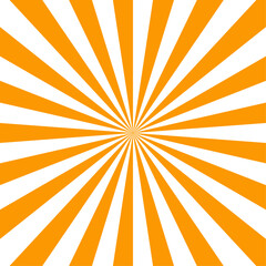 Minimal sunny sunset spotlight gradient banner for poster and cartoons background. Spiral radial striped backdrop design. Sunbeam sunrise burst illustration with spiral sunray and striped pattern