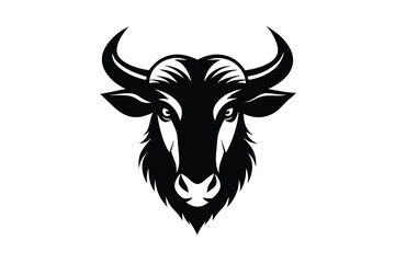 vector illustration of a bull