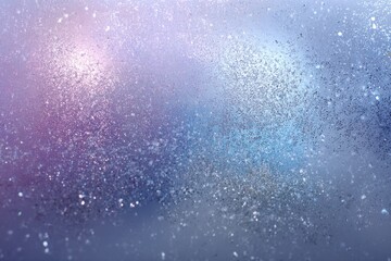 Abstract Glittering Texture Background in Pastel Purple and Blue Colors Sparkling Dust Close Up Shot