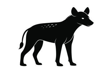 silhouette of a wolf