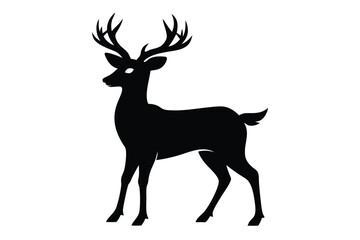 deer silhouette vector