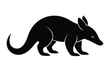 kangaroo silhouette vector