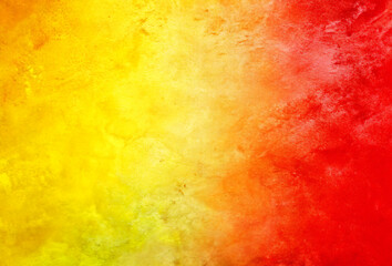 Yellow orange red abstract background. Toned surface texture with copy space for design.