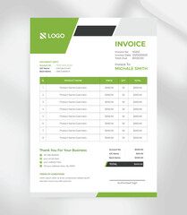 Professional Business Invoice Template  Clean, Editable & Printable Design in A4 Size