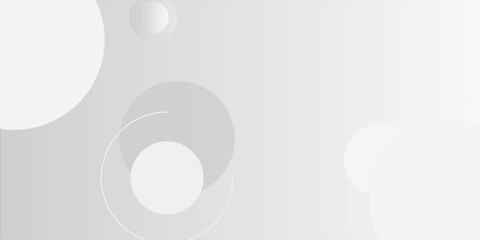 White background abstract art vector illustration with shapes. White vector presentation background for poster, banner, wallpaper, mockup, flyer, and report