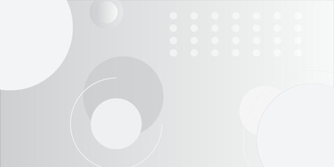 White background abstract art vector illustration with shapes. White vector presentation background for poster, banner, wallpaper, mockup, flyer, and report