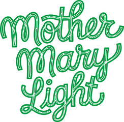 Fototapeta premium Mother Mary Light.