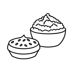 vector illustration of a cake