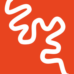 Hand-Drawn Line Vector – Funky Abstract Art Design