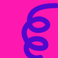 Obraz premium Hand-Drawn Line Vector – Funky Abstract Art Design