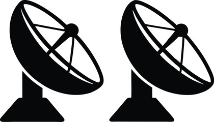 Satellite Dish Vector Illustration Design


