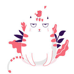 Valentines serious cat valentines