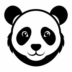 panda face vector