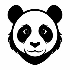 panda head vector