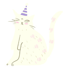 Birthday cute pet cat