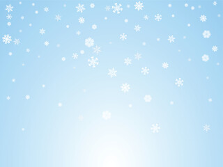 Frozen Winter Snowflake Background – Abstract Cold Season Design with Falling Snow