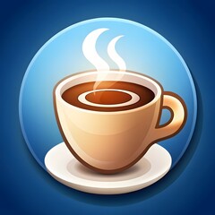 Obraz premium Hot Coffee in a Cup