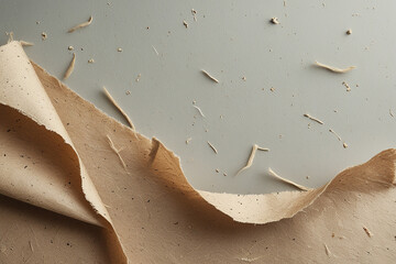 old paper on wood background