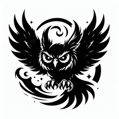 Obraz premium Owl Silhouette