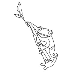 Frog one Line