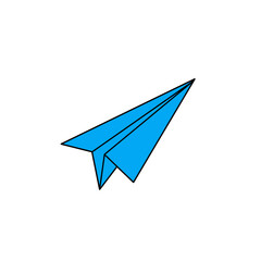 paper plane flying	