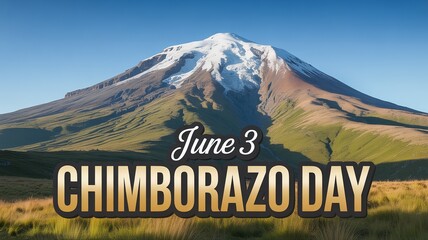 June 3 honors majestic Chimborazo, Ecuador’s iconic snow-capped peak.