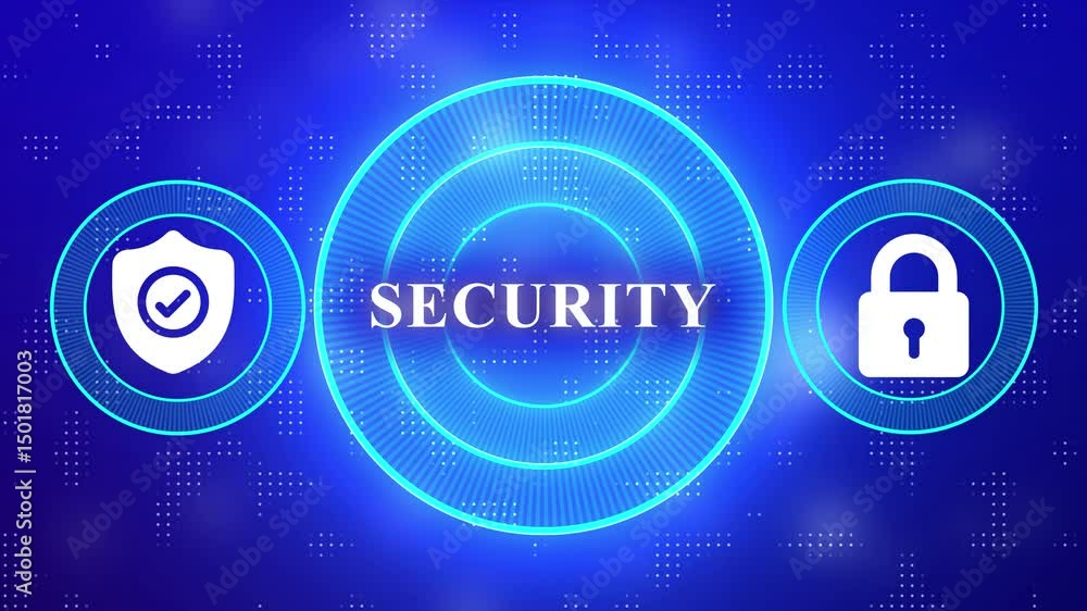 Poster cyber security data protection business technology privacy concept. cyber security data protection s
