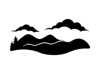 Mystical Landscape Of Dense Morning Fog Rolling Ac