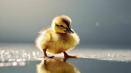 little yellow duckling