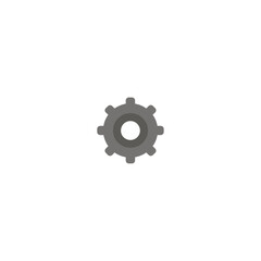 Gear icon flat vector design