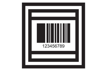 Barcode isolated on white background. Barcode scratched vector illustration , barcode icon for selling, Product Barcode, Trendy bar code for web icon