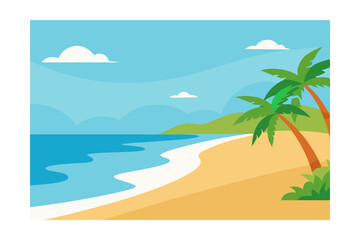 tropical beach background