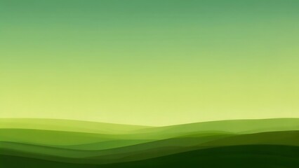 Obraz premium A green landscape with hills and trees