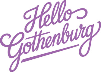 Obraz premium Hello Gothenburg.