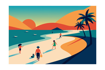 summer beach background