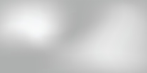 Silver foil background with metal mirror texture. Chrome gradient surface with light gloss simple abstrac arts modern