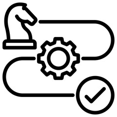 Strategic Roadmap Icon