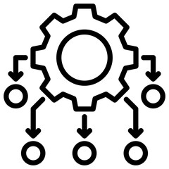 Resource Allocation Icon