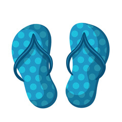 Flip flops. Vector illustration isolated on white background.