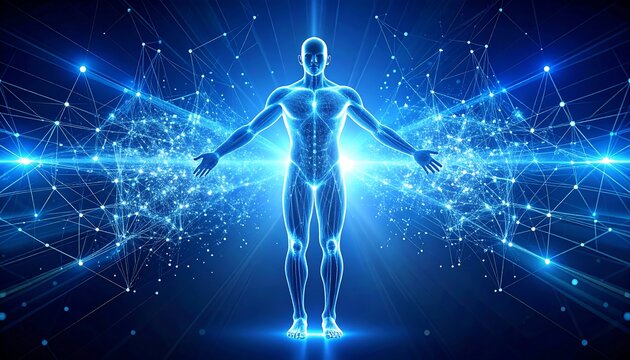 Digital Human Anatomy Energy, Light, and Connection