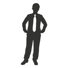 Businessman standing casual