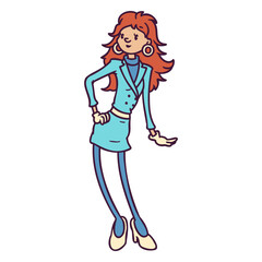 80s business woman character