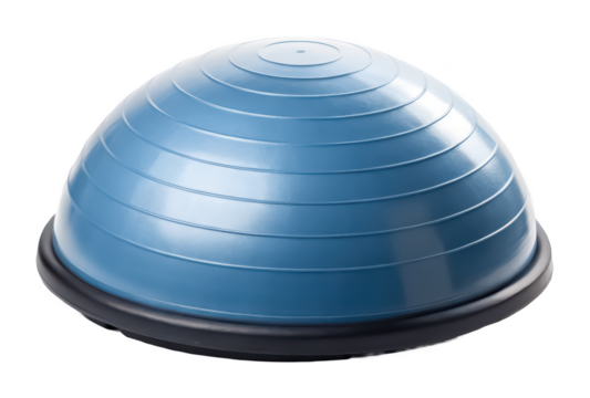 Bosu ball png balance trainer png fitness ball png workout equipment png exercise gear png gym stability ball png core training tool png transparent background image