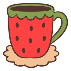 Strawberry cup design